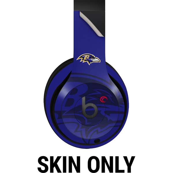 NFL Baltimore Ravens Double Vision Beats Studio Pro Wireless Headphones Skin