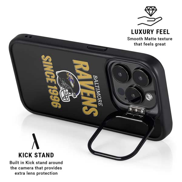 NFL Baltimore Ravens Helmet iPhone 14 Pro Max Kickstand Case