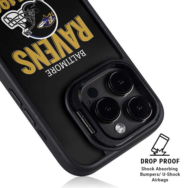 NFL Baltimore Ravens Helmet iPhone 14 Pro Max Kickstand Case