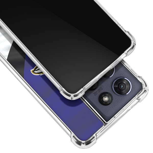 NFL Baltimore Ravens Moto G 5G (2025) Clear Case