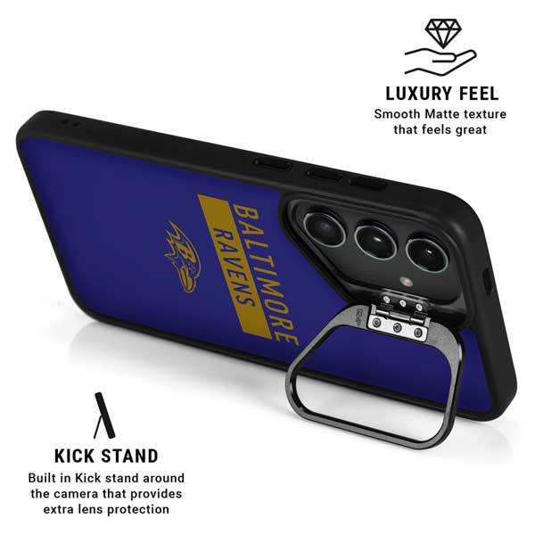 NFL Baltimore Ravens Purple Performance Series Galaxy S26 Plus Kickstand Case