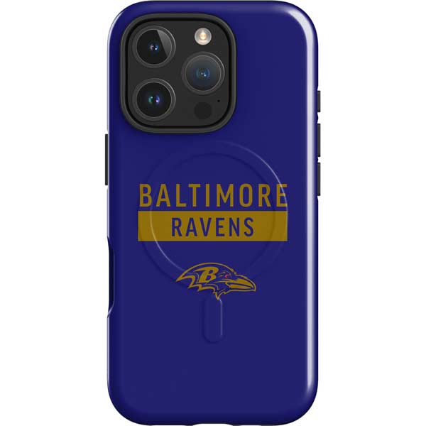 NFL Baltimore Ravens Purple Performance Series iPhone 16 Pro Magsafe Impact Case