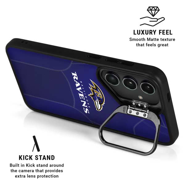 NFL Baltimore Ravens Team Jersey Galaxy S26 Ultra Kickstand Case
