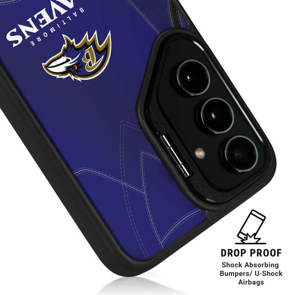 NFL Baltimore Ravens Team Jersey Galaxy S26 Ultra Kickstand Case
