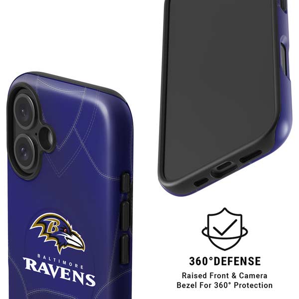 NFL Baltimore Ravens Team Jersey iPhone 16 Magsafe Impact Case