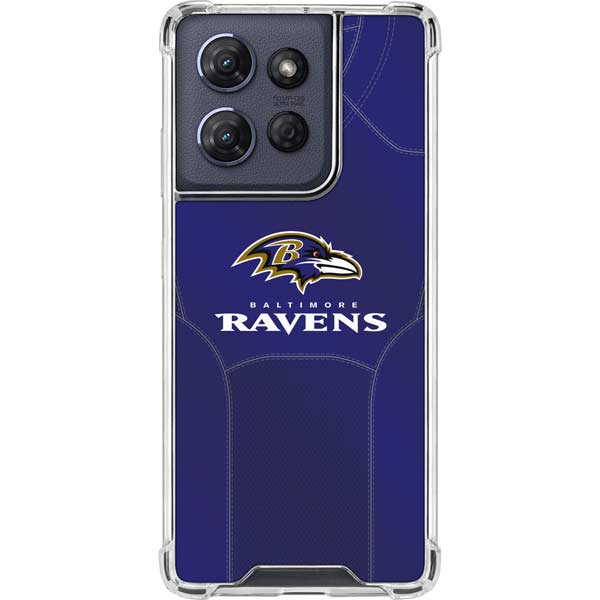 NFL Baltimore Ravens Team Jersey Moto G Power 5G (2025) Clear Case