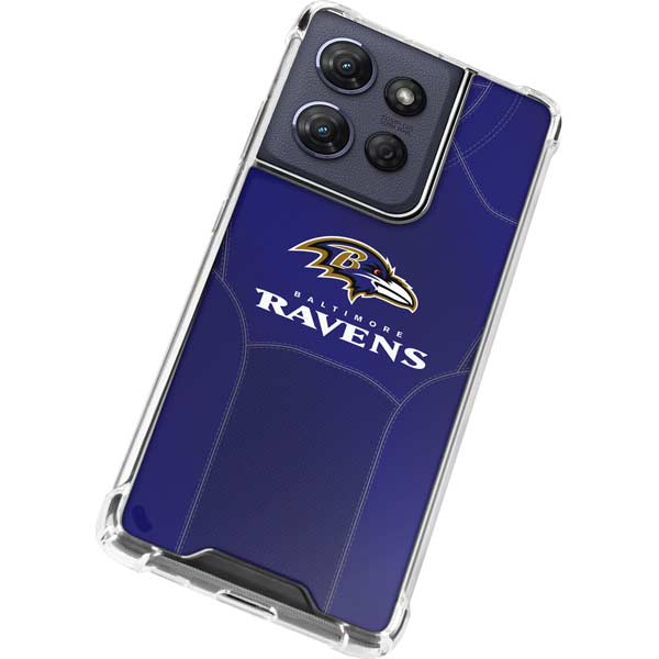 NFL Baltimore Ravens Team Jersey Moto G Power 5G (2025) Clear Case