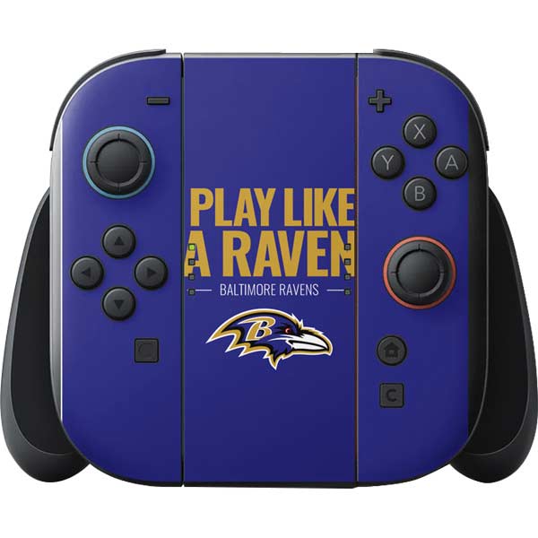 NFL Baltimore Ravens Team Motto Nintendo Switch 2 (2025) with Joy-Con Skin