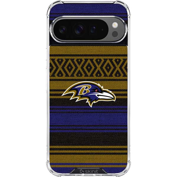 NFL Baltimore Ravens Trailblazer Google Pixel 10 Pro XL Clear Case