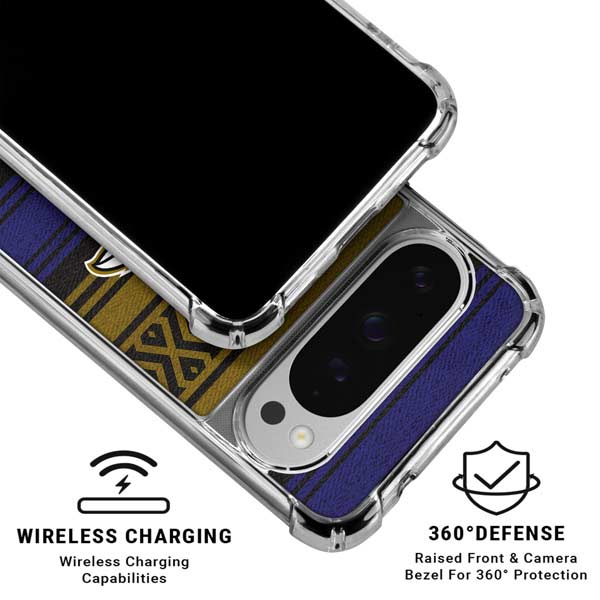 NFL Baltimore Ravens Trailblazer Google Pixel 10 Pro XL Clear Case