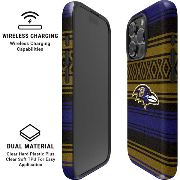 NFL Baltimore Ravens Trailblazer iPhone 16 Pro Max Magsafe Impact Case