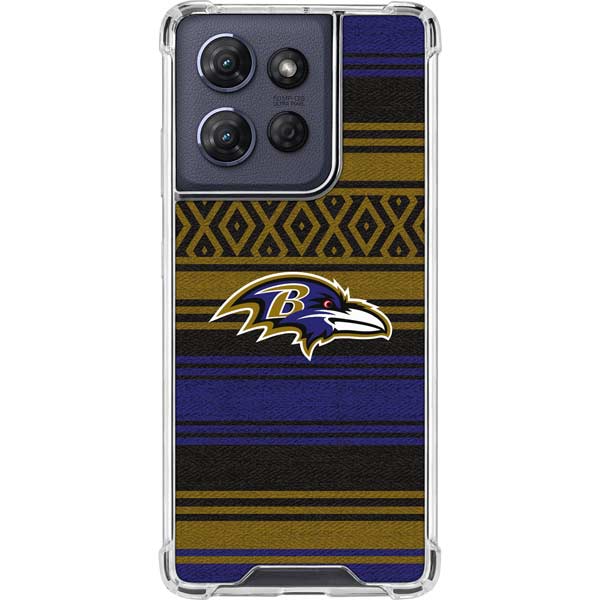 NFL Baltimore Ravens Trailblazer Moto G Play 5G (2025) Clear Case