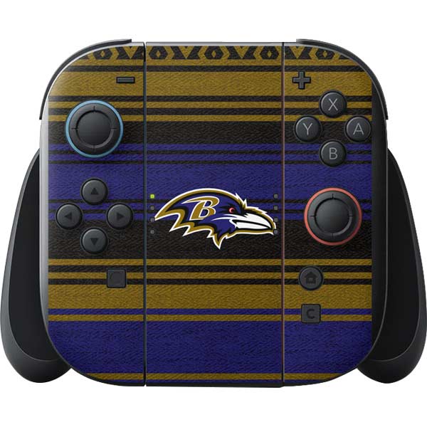 NFL Baltimore Ravens Trailblazer Nintendo Switch 2 (2025) with Joy-Con Skin