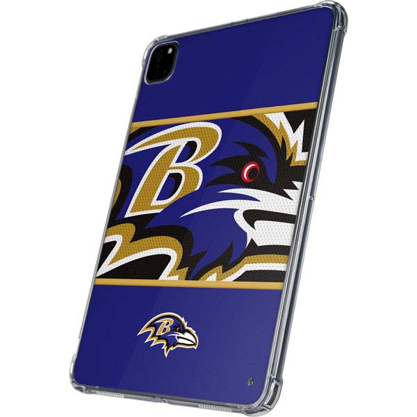 NFL Baltimore Ravens Zone Block iPad Pro 11in (2024) Clear Case