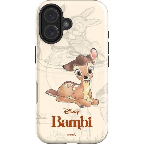 Disney Bambi Sketched Portrait iPhone 16 Plus Magsafe Impact Case