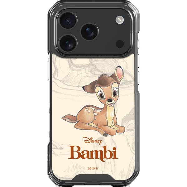 Disney Bambi Sketched Portrait iPhone 17 Pro Clear Case