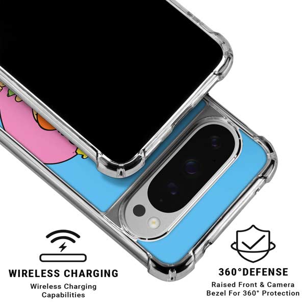 The Flinstones Bamm-Bamm and Pebbles Google Pixel 10 Pro Clear Case