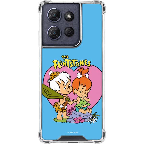 The Flinstones Bamm-Bamm and Pebbles Moto G Power 5G (2025) Clear Case