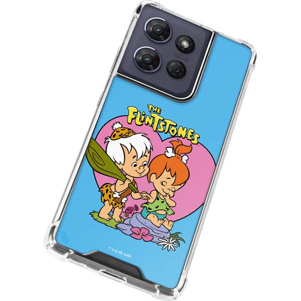 The Flinstones Bamm-Bamm and Pebbles Moto G Power 5G (2025) Clear Case