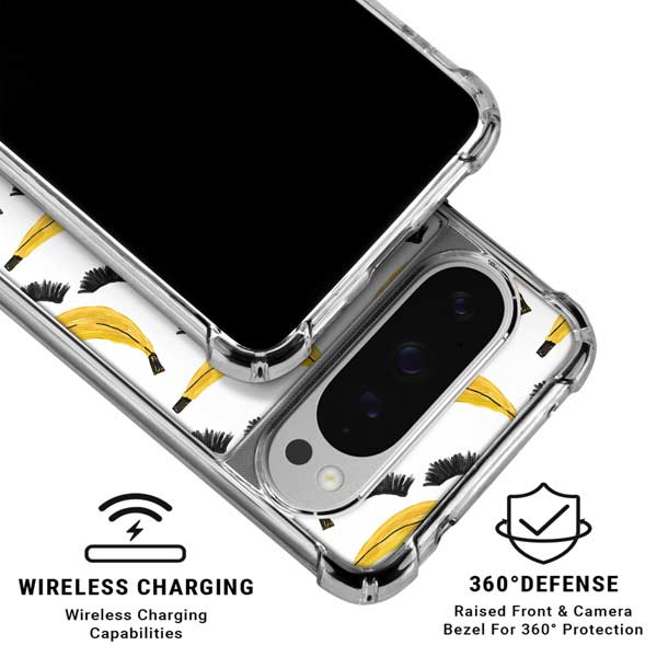 Bouffants and Broken Hearts Banana Lash Google Pixel 10 Pro Clear Case