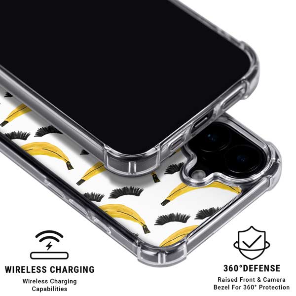 Bouffants and Broken Hearts Banana Lash iPhone 17 Clear Case