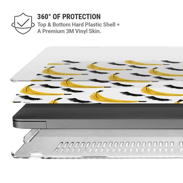 Bouffants and Broken Hearts Banana Lash MacBook Pro 14in (2021-24) Case plus Skin