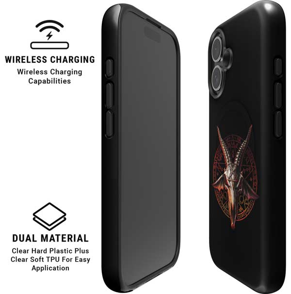 Alchemy Baphomet Zisurrû iPhone 16 Magsafe Impact Case