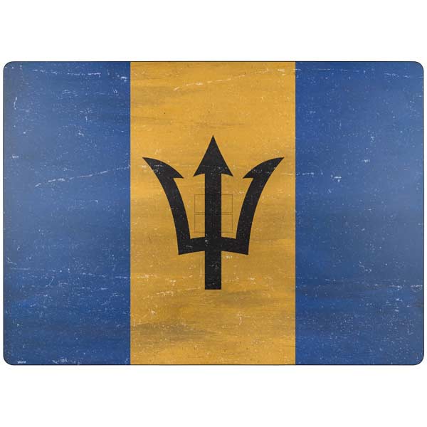 Barbados Flag Distressed Surface Laptop 7 15in Skin