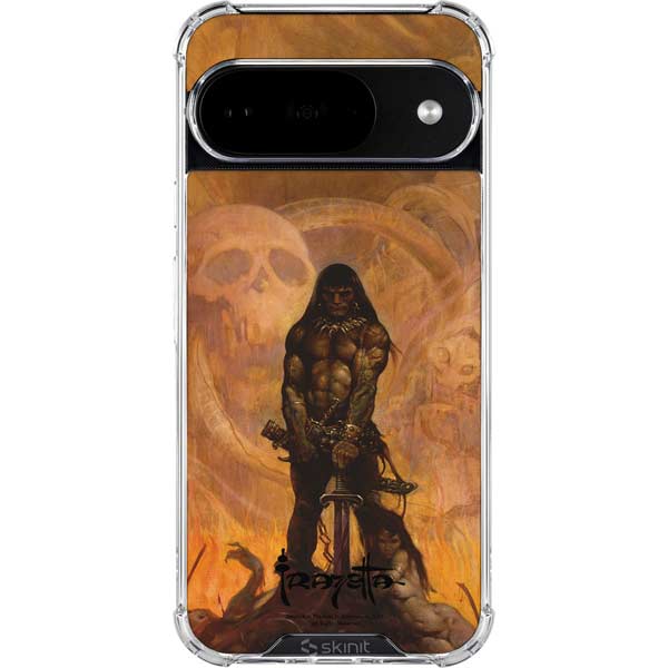 Barbarian by Frazetta Google Pixel 10 Clear Case