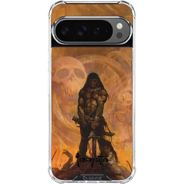 Barbarian by Frazetta Google Pixel 10 Pro Clear Case