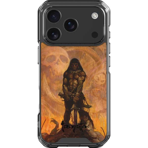 Barbarian by Frazetta iPhone 18 Pro Clear Case