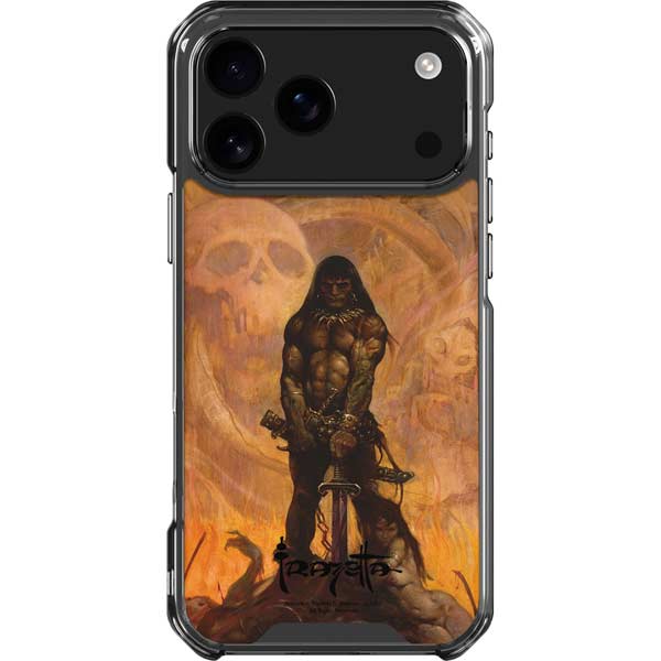 Barbarian by Frazetta iPhone 18 Pro Max Clear Case