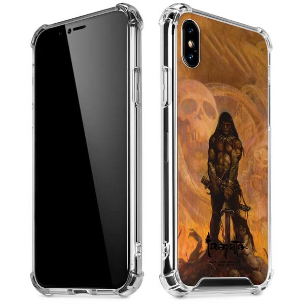 Barbarian by Frazetta iPhone X/XS Clear Case