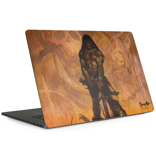 Barbarian by Frazetta MacBook Skins