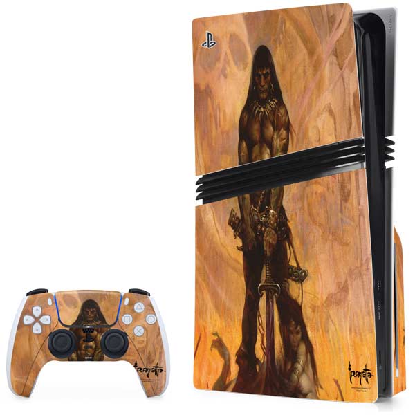 Barbarian by Frazetta PS5 Pro Disk Bundle  Skin