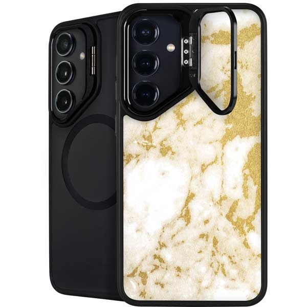 Basic Marble Galaxy S26 Plus Kickstand Case