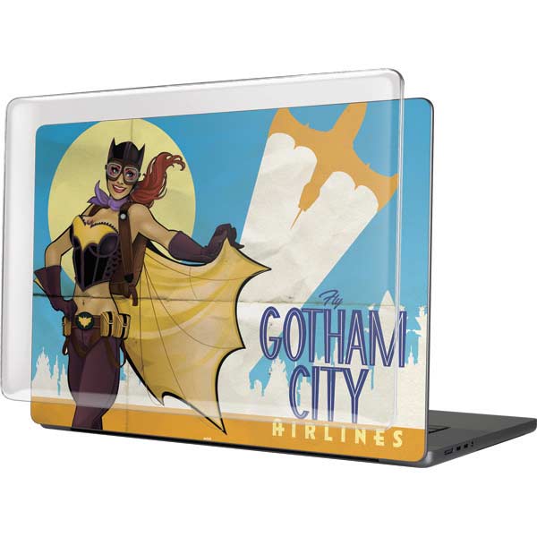 DC Comics Bombshells Batgirl- Fly Gotham City Airlines MacBook Cases