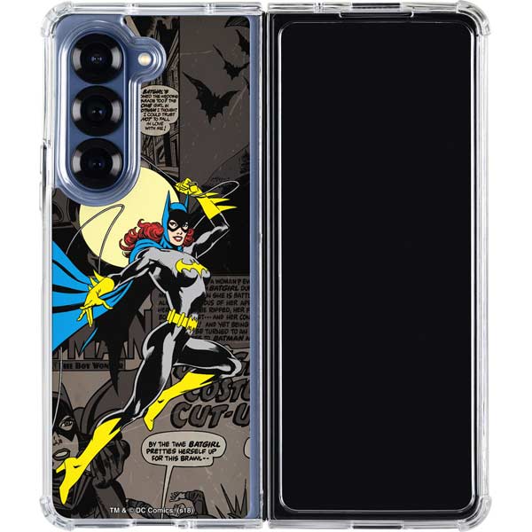 DC Comics Batgirl Classic Art Galaxy Z Fold7 Clear Case