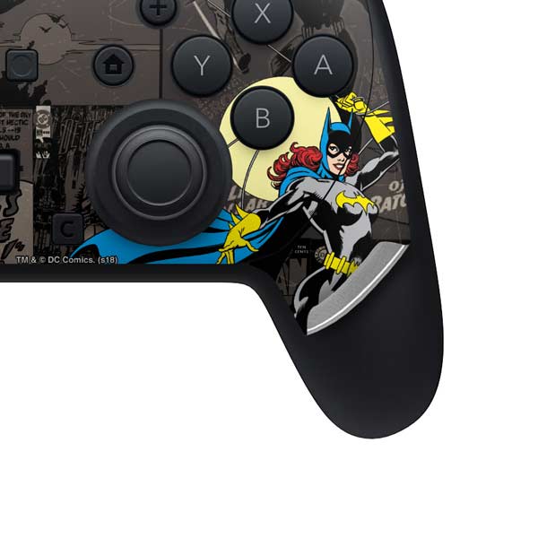 DC Comics Batgirl Classic Art Nintendo Switch 2 (2025) Pro Controller Skin