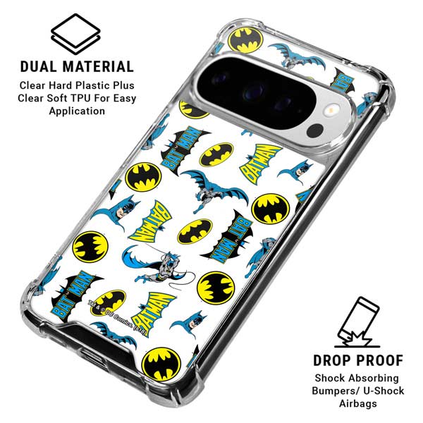 DC Comics Batman Classic Art Print Google Pixel 10 Pro XL Clear Case