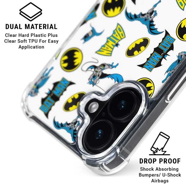 DC Comics Batman Classic Art Print iPhone 17 Clear Case