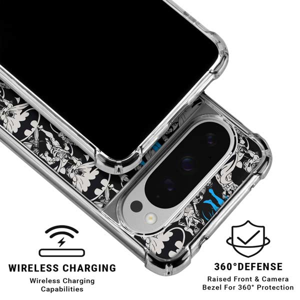 DC Comics Batman Characters Action Poses Print Google Pixel 10 Pro XL Clear Case