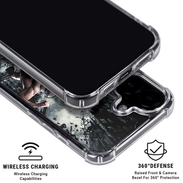 The Dark Knight Rises Batman and Bane Fighting iPhone 17 MagSafe Case