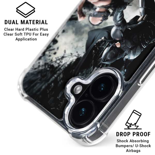 The Dark Knight Rises Batman and Bane Fighting iPhone 17 MagSafe Case