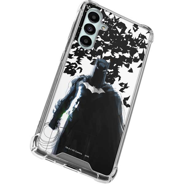 DC Comics Batman Holding batarang Art Galaxy A16 5G Clear Case