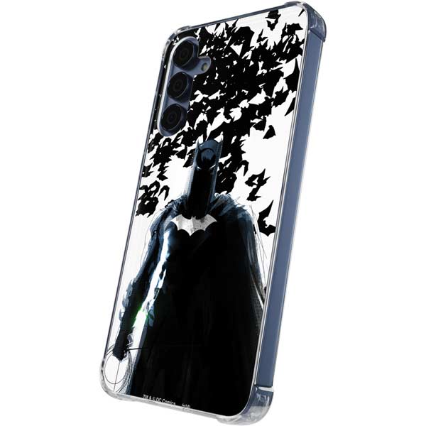 DC Comics Batman Holding batarang Art Galaxy A35 5G Clear Case