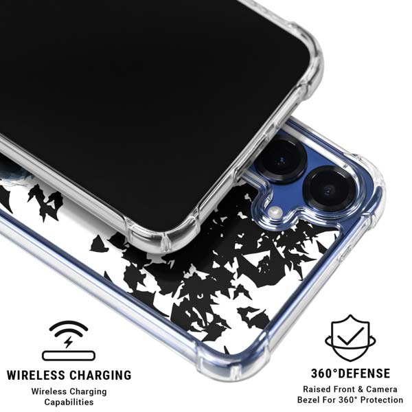 DC Comics Batman Holding batarang Art Galaxy S25 Plus Clear Case
