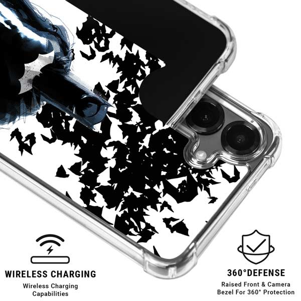 DC Comics Batman Holding batarang Art Galaxy S26 Plus Clear Case