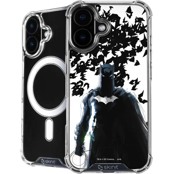 DC Comics Batman Holding batarang Art iPhone 16 MagSafe Case