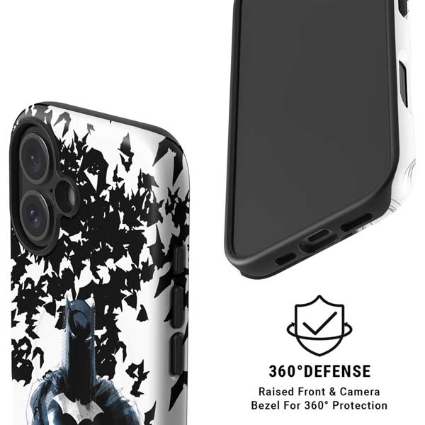 DC Comics Batman Holding batarang Art iPhone 16 Magsafe Impact Case
